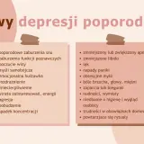 Objawy depresji poporodowej: problemy ze snem, libido, lęk, apatia. Frustracja seksualna a depresja mogą się łączyć.