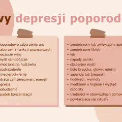 Objawy depresji poporodowej: problemy ze snem, libido, lęk, apatia. Frustracja seksualna a depresja mogą się łączyć.