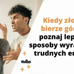Mężczyzna krzyczy, kobieta zakrywa uszy. Obrazek ilustruje, skąd się bierze złośliwość i jak wyrażać trudne emocje.