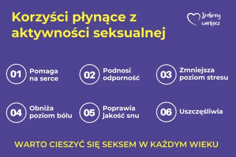 Czy seks jest zdrowy? Tak! Aktywność seksualna pomaga sercu, odporności, redukuje stres, ból, poprawia sen i uszczęśliwia.