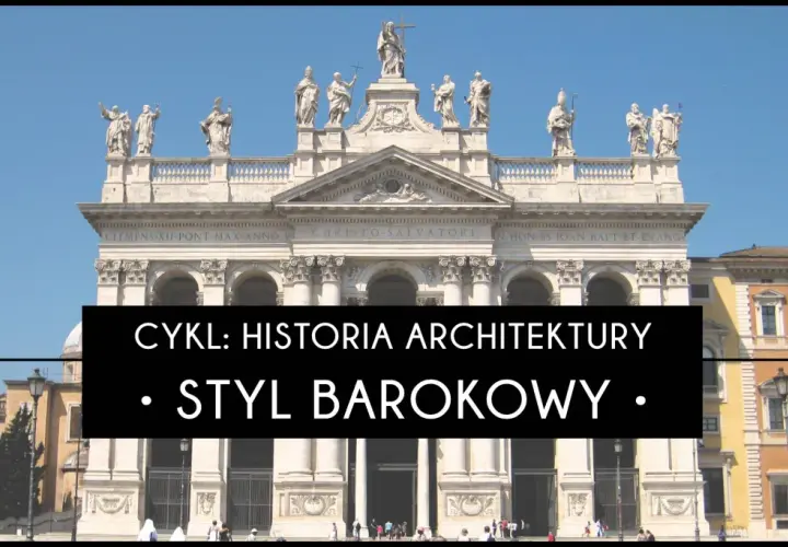 Monumentalna fasada kościoła, ozdobiona rzeźbami, symbolizuje czym jest barok – styl pełen przepychu i dramatyzmu.