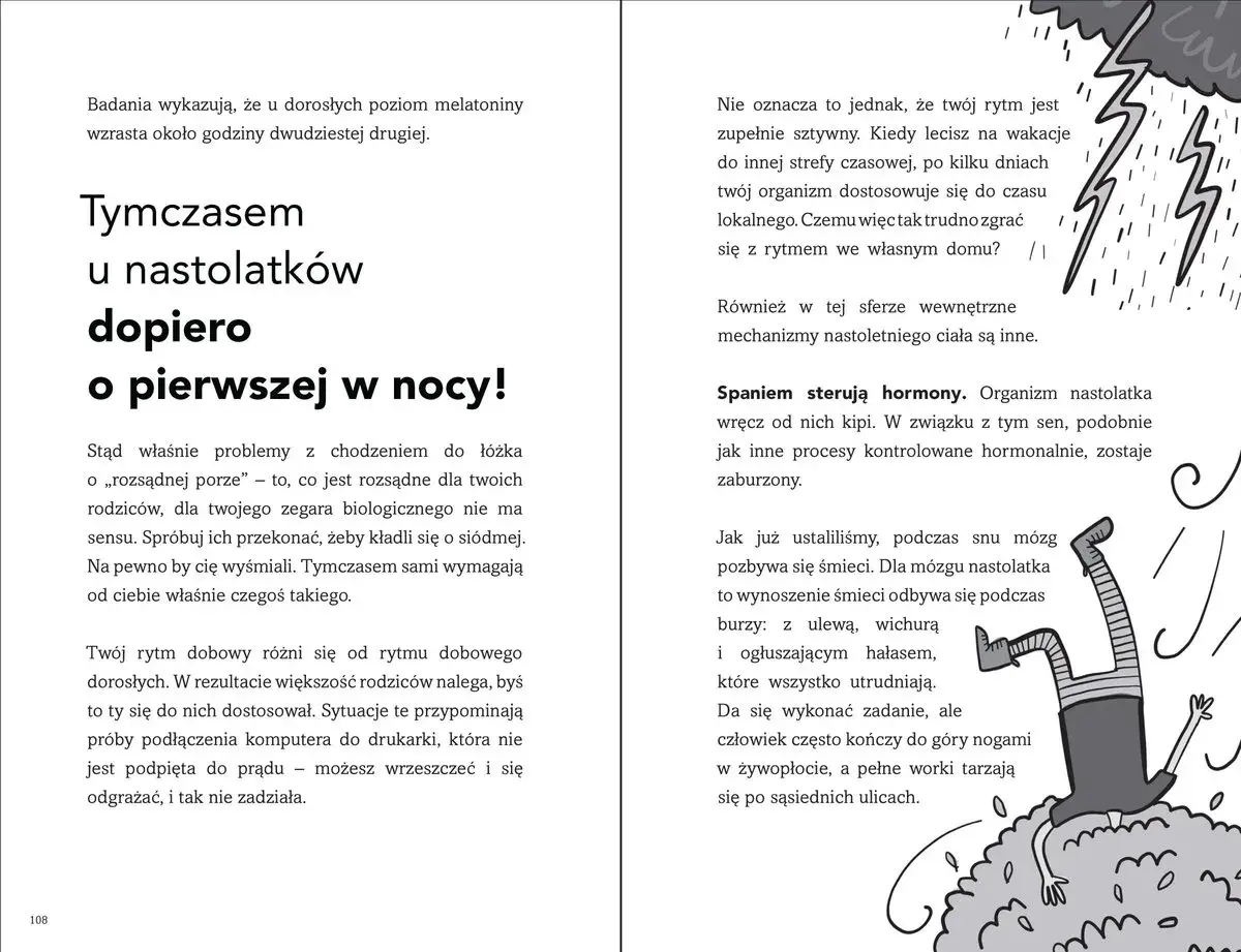 Dlaczego rodzice tak cię wkurzają? Bo ich rytm dobowy jest inny. Jak to zmienić? Zrozumieć, że to hormony nastolatka rządzą snem.