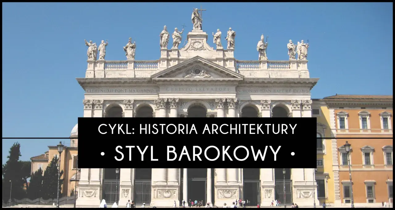Monumentalna fasada kościoła, ozdobiona rzeźbami, symbolizuje czym jest barok – styl pełen przepychu i dramatyzmu.